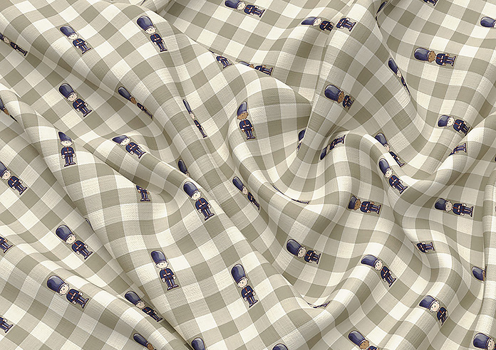 Kings Breakfast, On Guard Toast - Roman Blind - Image 4